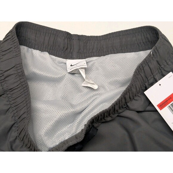 Nike 5IN Volley Short Men's Sports Swim Training Grey NESSA566-018 Large Lined - Picture 5 of 6